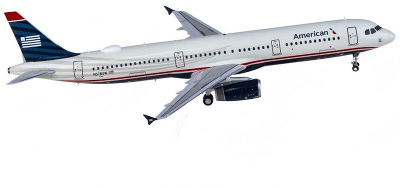 Geminijets American Airlines Airbus A321 N578UW 1:200 Diecast Model view 4