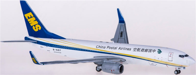 JC Wings China Postal Airlines Boeing 737-800SF B-5157 1:400 Diecast Model view 2