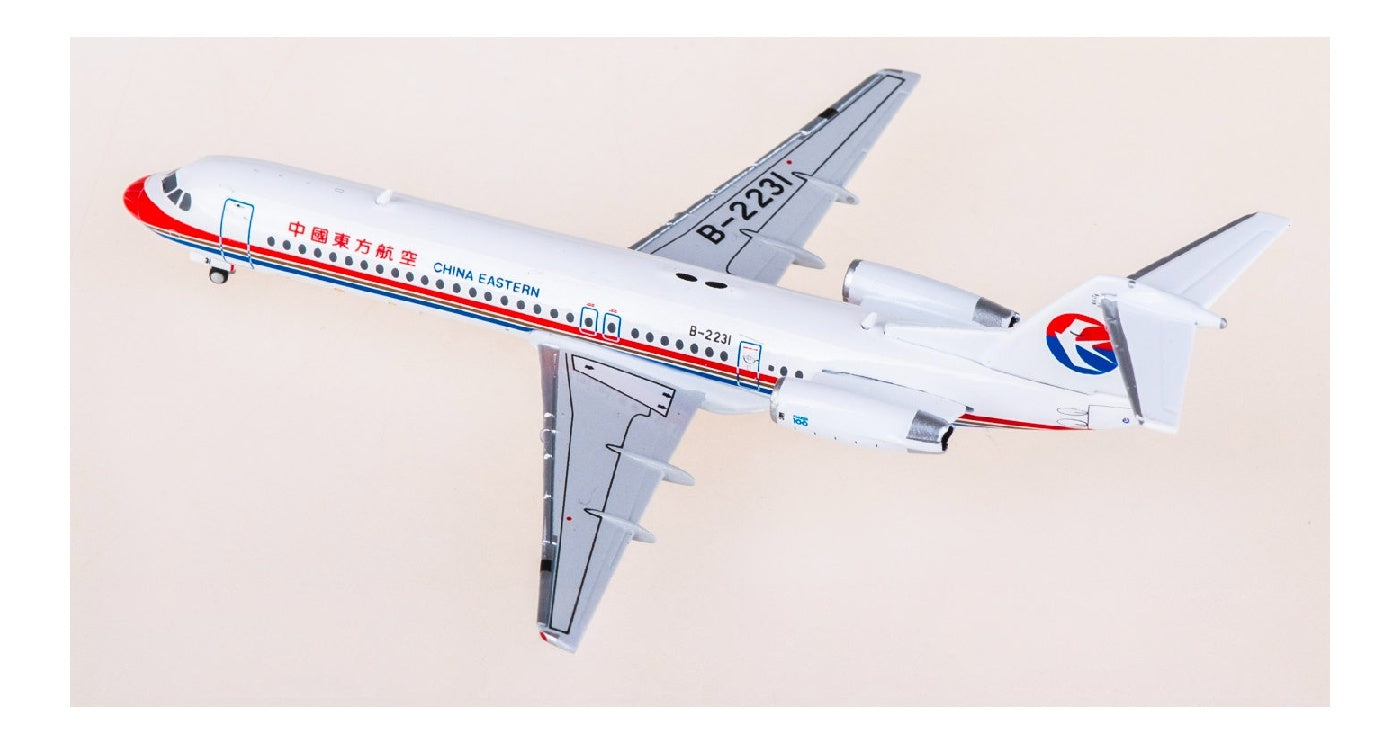 Undefined Collectibles 1:400 China Eastern Airlines Fokker 100 B-2231  DIECAST Model
