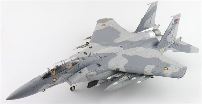 HOBBY MASTER F-15QA Ababil QA538  Qatar  Emiri Air ce RIAT 2024 (with 12 x AIM-120 3 x fuel tank) 1:72 Aircraft Pre-built Model