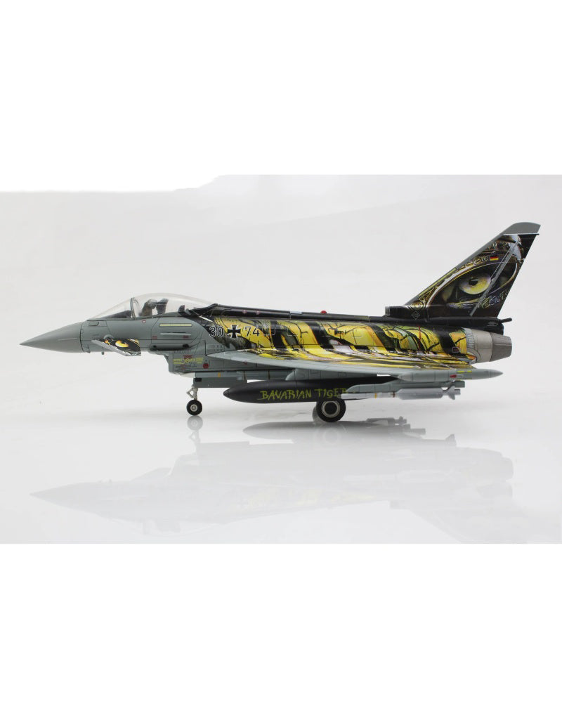 HOBBY MASTER German Air Force Typhoon TaktLwG 74 1:72 Model 2025  Castle Tiger 30+74