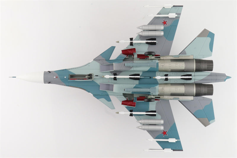 HOBBY MASTER Sukhoi SU30SM Flanker C Blue 43 Russian Navy Aviation Saki Airbase 2016 1:72 Aircraft Pre-built Model