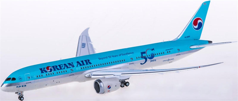 JC Wings Korean Air Boeing 787-9 Dreamliner HL8081 Flaps Down 1:400 Diecast Model view 2