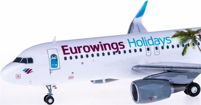 Herpa Eurowings Airbus A320 OE-IQD Eurowings Holidays 1:200 ABS Model view 3