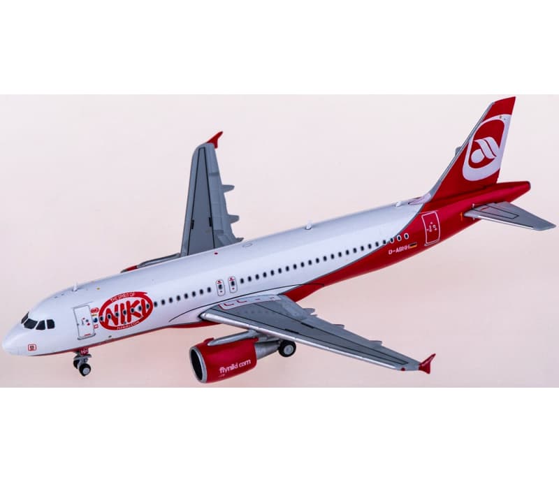 JC Wings Niki Airbus A320 D-ABHH 1:400 Aircraft Pre-built  Airliner Model Display