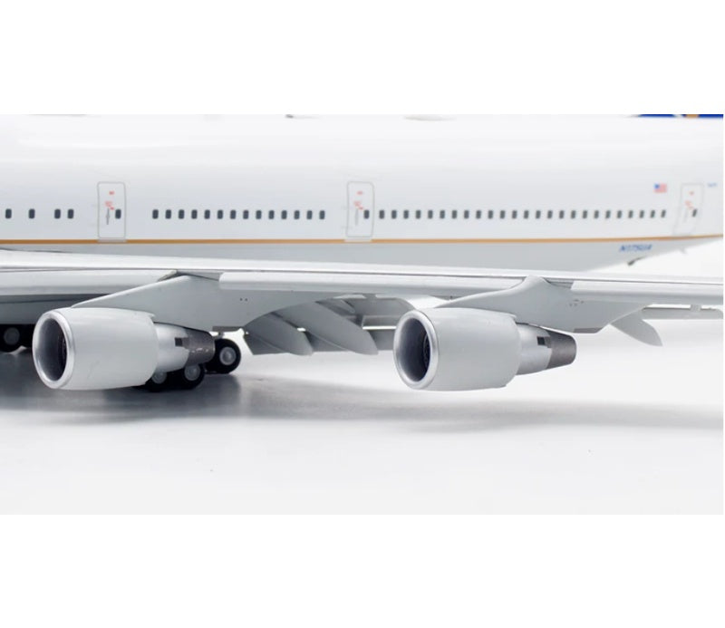 JC Wings 1:200 United Airlines B747-400 N175UA Flaps down DIECAST Model