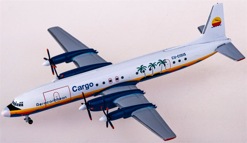 AeroClassics Aero Caribbean Ilyushin Il-18 CU-C1515 1:400 Diecast Model view 1