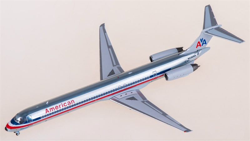 NG Models American Airlines McDonnell Douglas MD-82 N236AA 1:400 Diecast Model view 2