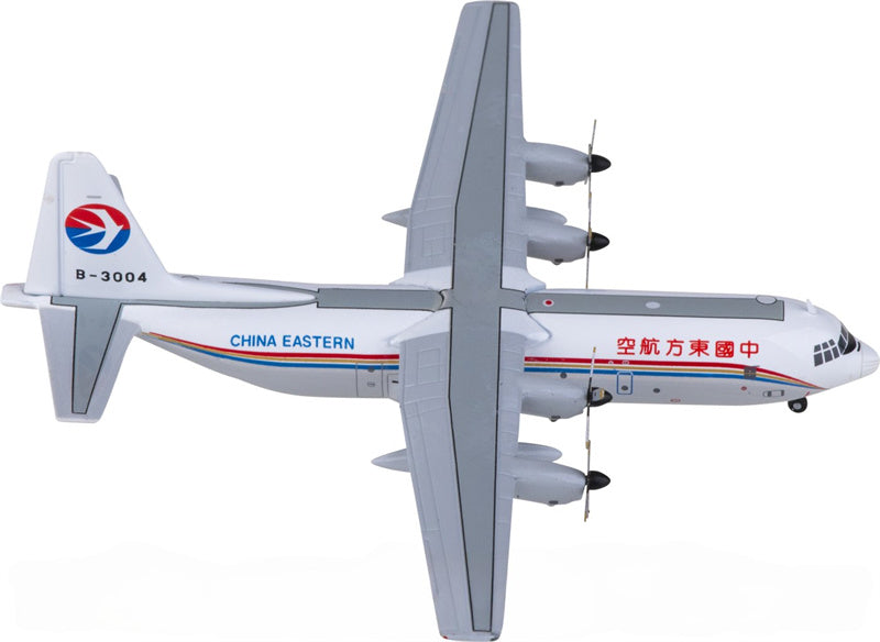 Yu China Eastern Lockheed L-100-30 B-3004 1:400 Diecast Model view 3