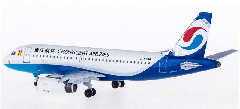 AeroClassics Chongqing Airlines Airbus A319 B-6246 1:400 Diecast Model view 4