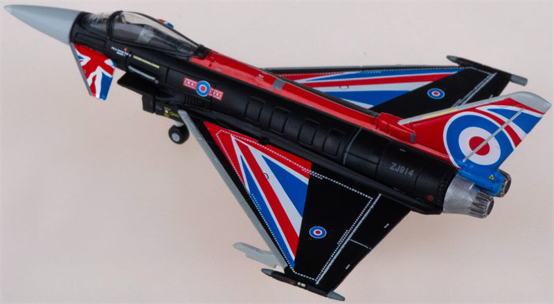 Herpa Eurofighter Typhoon ZJ914 1:200 Airplane Pre-built  Airliner Model Display