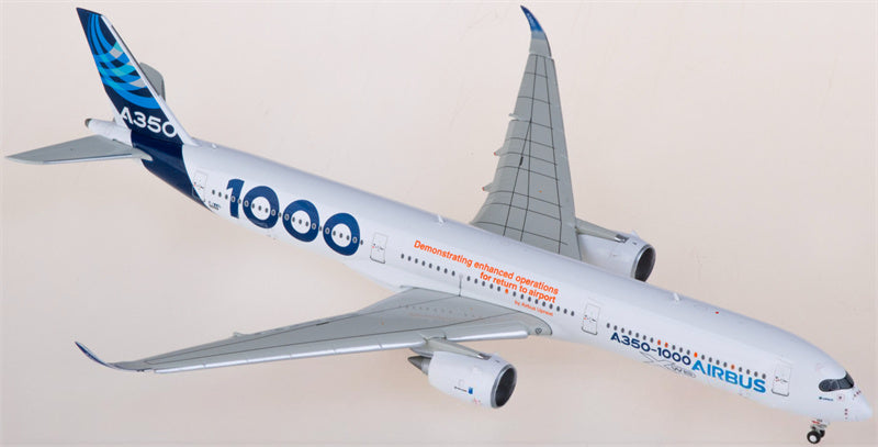 JC Wings Airbus A350-1000XWB F-WMIL Flaps Down 1:400 Diecast Model view 2