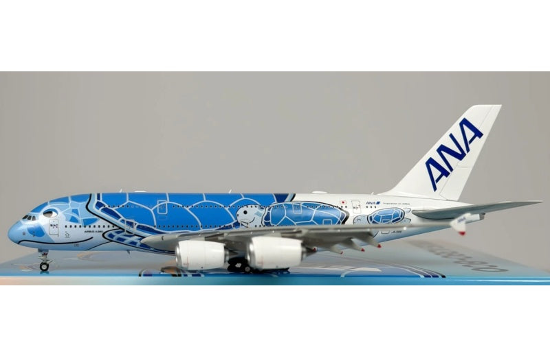 HX Models 1:400 ANA A380 JA381A Flaps down DIECAST Model