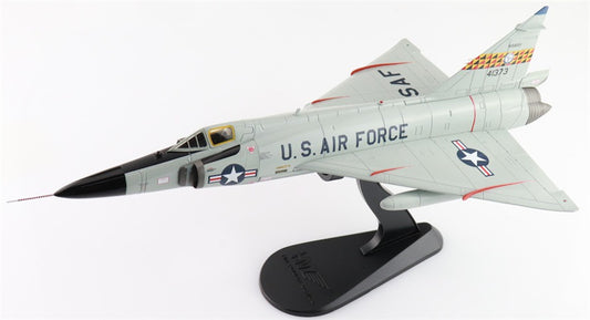 HOBBY MASTER F102A Delta Dagger USAF 54-1373 199th FIS Hawaii ANG 1960s (case X wing) 1:72 Aircraft Pre-built Model