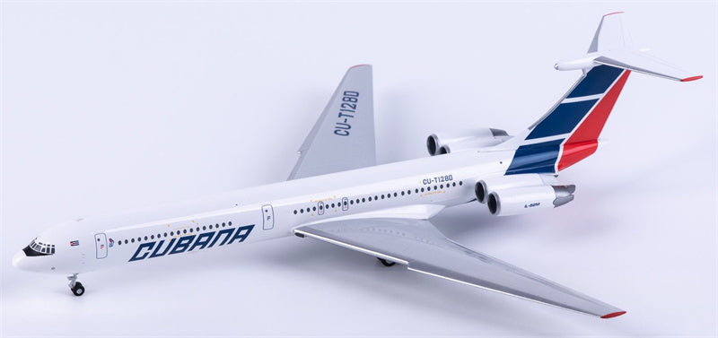 Herpa Cubana de Aviacion Ilyushin IL-62M T1280 1:200 Diecast Model view 3
