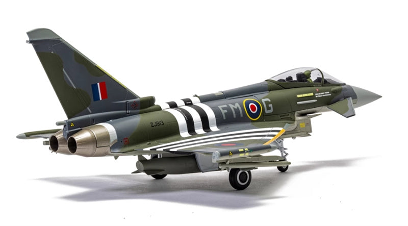 CORGI Eurofighter Typhoon FGR4 ‘Moggy' - RAF No.29 Sqn - 2024 D-Day Anniversary Display Scheme 1:48 Airplane Pre-built Model