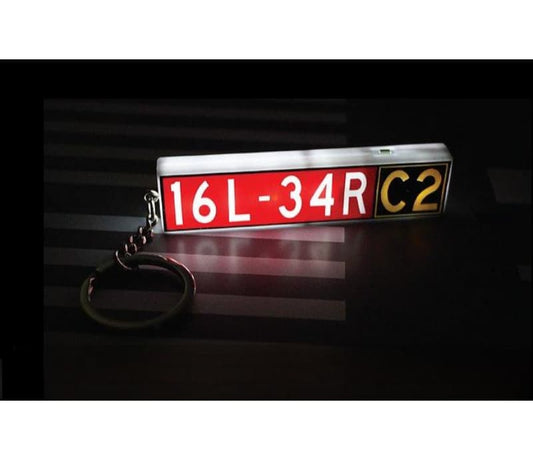 Fantasy Wings Japan Tokyo Haneda Airport taxiway signage keychain  Key chain Pre-built  Airliner Model Display