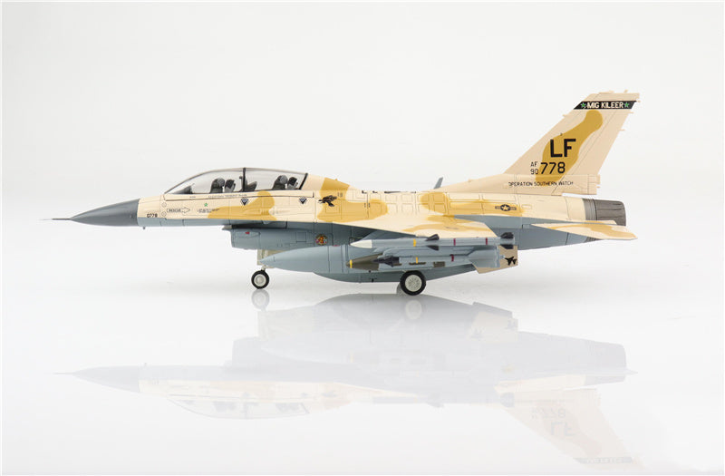 HOBBY MASTER F-16D Fighting Falcon Mig Killer 90-0778 310th FS Luke AF Base June 2022 1/72 Aircraft Pre-built Model