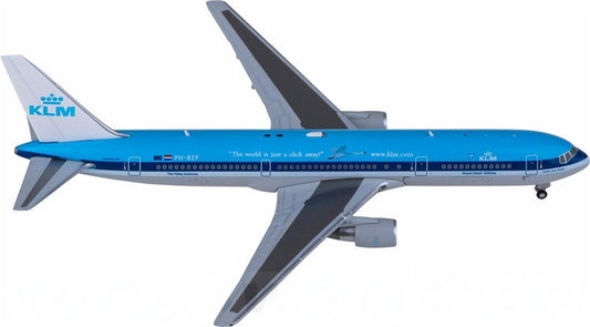 JC Wings KLM Boeing 767-300ER PH-BZF 1:400 Diecast Model view 1