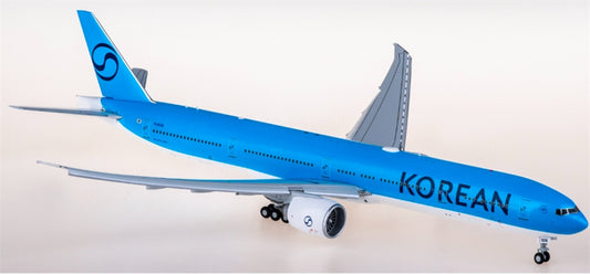 JC Wings Korean Air for Boeing 777-300ER HL8008 Flaps down 1:200 Aircraft Pre-built  Airliner Model Display