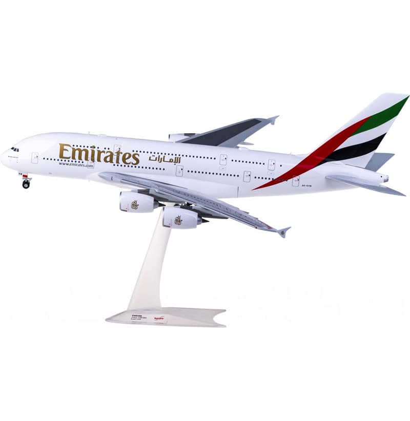 Herpa Emirates Airbus A380-800 A6-EVN 1:200 Aircraft Pre-built  Airliner Model Display