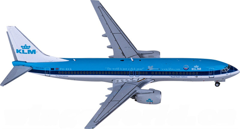 JC Wings KLM Boeing 737-800 PH-BXA 1:400 Diecast Model view 2
