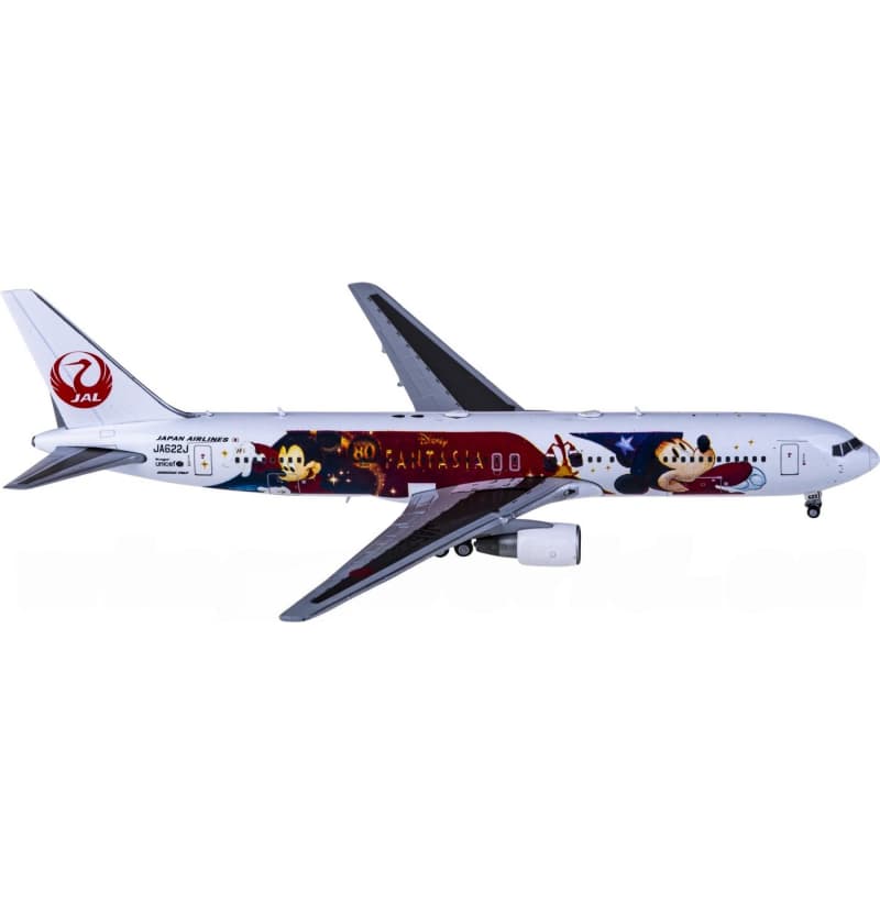 JC Wings Japan Airlines Boeing 767-300ER JA622J 1:400 Aircraft Pre-built  Airliner Model Display
