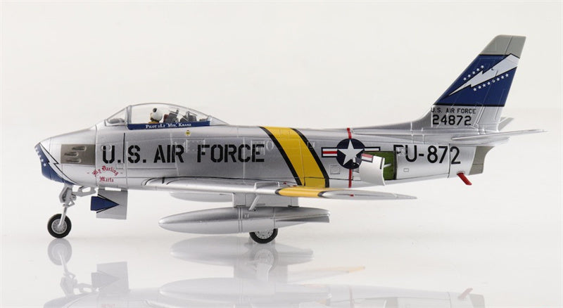 HOBBY MASTER North American F-86F Gene Kranz 24872 USAF EAA Aviation Museum 1:72 Aircraft Pre-built Model