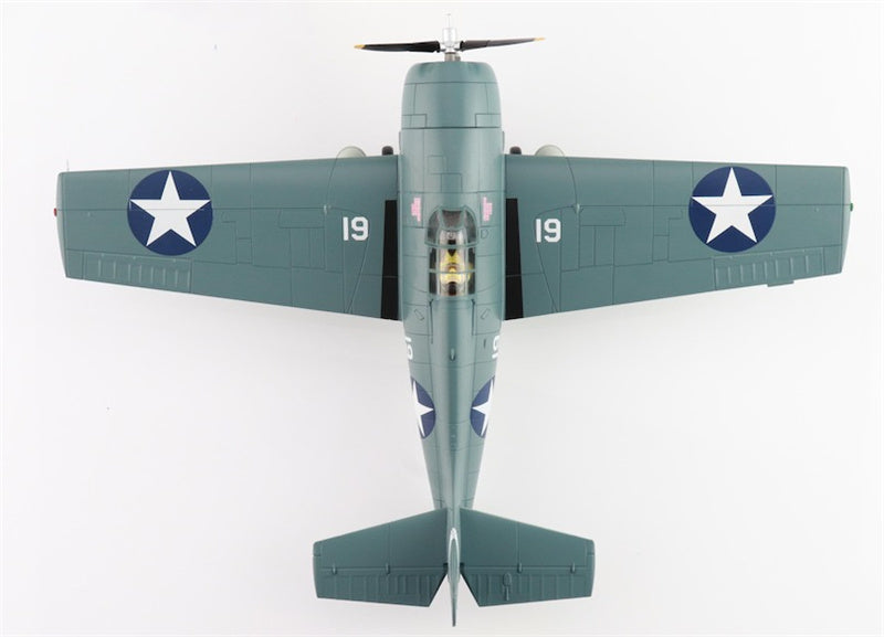 HOBBY MASTER F4F-4 Wildcat US Navy Battle of Santa Cruz white 19 Lt. Swede Vejtasa VF-10 USS Enterprise Oct 1942 1:48 Aircraft Pre-built Model