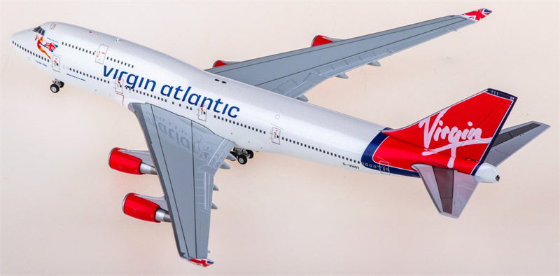 JC Wings 1:400 Virgin Atlantic Boeing 747-400 G-VHOT Diecast Model view 2