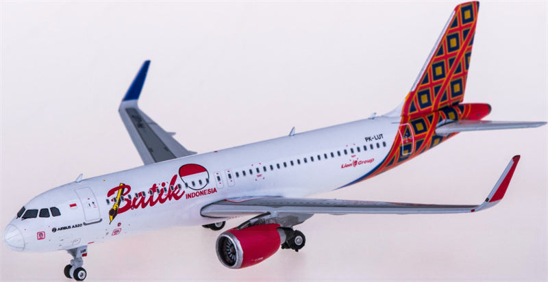 Phoenix Batik Air Airbus A320 PK-LUT 1:400 Diecast Model view 1