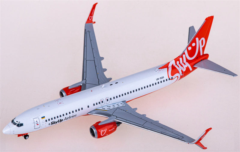 JC Wings SkyUp Airlines Boeing 737-800 UR-SQG 1:400 Diecast Model view 1