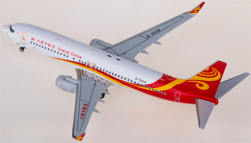 NG Models Grand China Air Boeing 737-800 B-5538 1:400 Diecast Model view 4