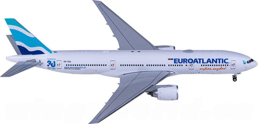 NG Models EuroAtlantic Boeing 777-200ER CS-TSX 1:400 Diecast Model view 1