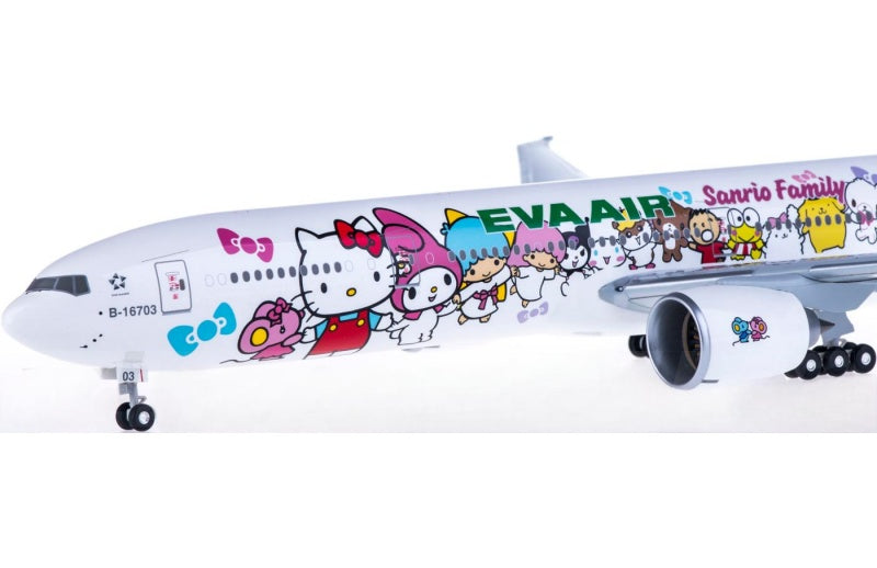 Hogan EVA Air Boeing 777-300ER B-16703 1:200 Aircraft PLUG-IN  Airliner Model Display