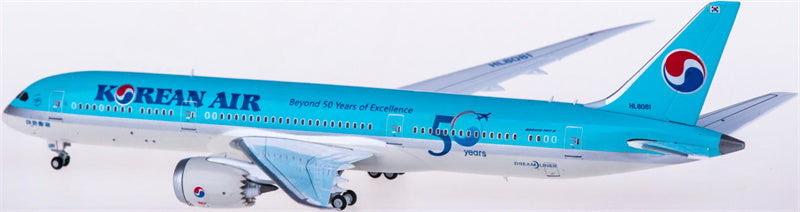 JC Wings Korean Air Boeing 787-9 Dreamliner HL8081 1:400 Diecast Model view 3