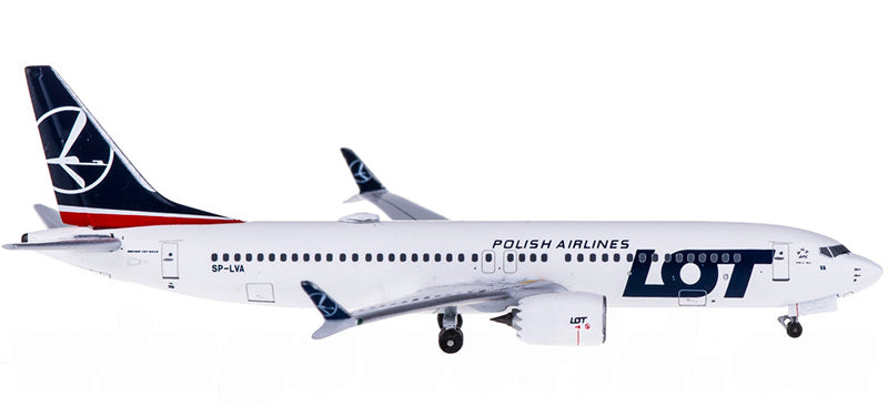 AeroClassics LOT Boeing 737 MAX 8 SP-LVA 1:400 Diecast Model view 2