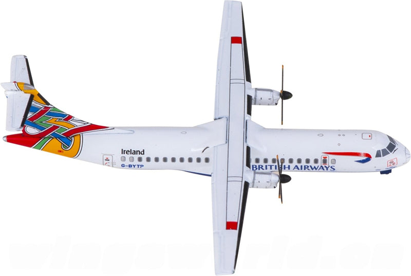 JC Wings British Airways ATR-72-200 G-BYTP 1:400 Diecast Model view 4