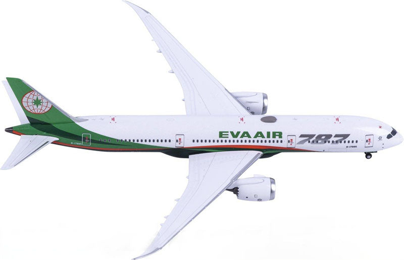 NG Models EVA Air Boeing 787-9 Dreamliner B-17885 1:400 Diecast Model view 1