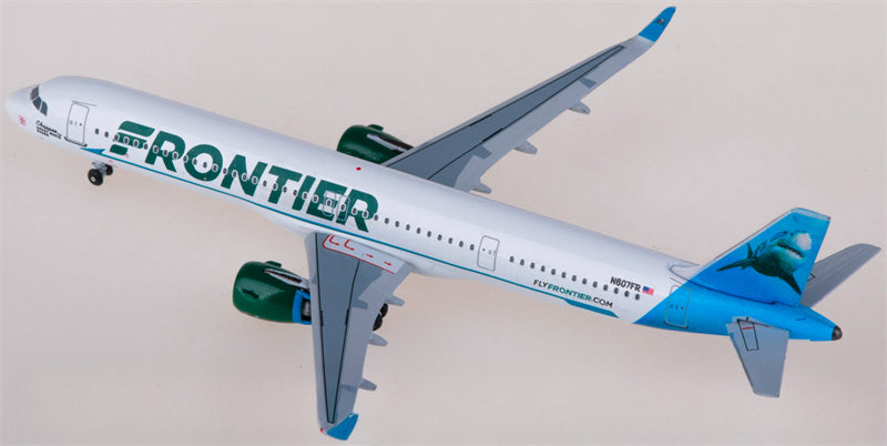 AeroClassics Frontier Airlines Airbus A321neo N607FR 1:400 Diecast Model view 3