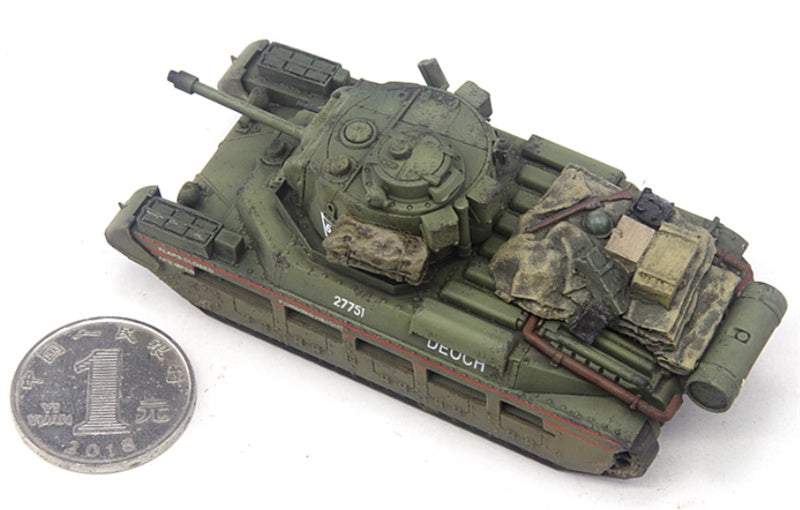S-MODEL Matilda II Frog Flamethrower Tank Deoch 27751 1:72 Tank Pre-built Model