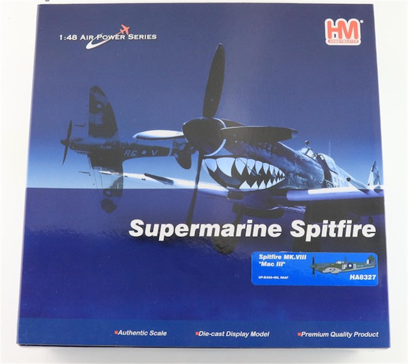 HOBBY MASTER Spitfire MK.VIII Mac III UP-B/A58-492 RAAF 1:48 Aircraft Pre-built Model