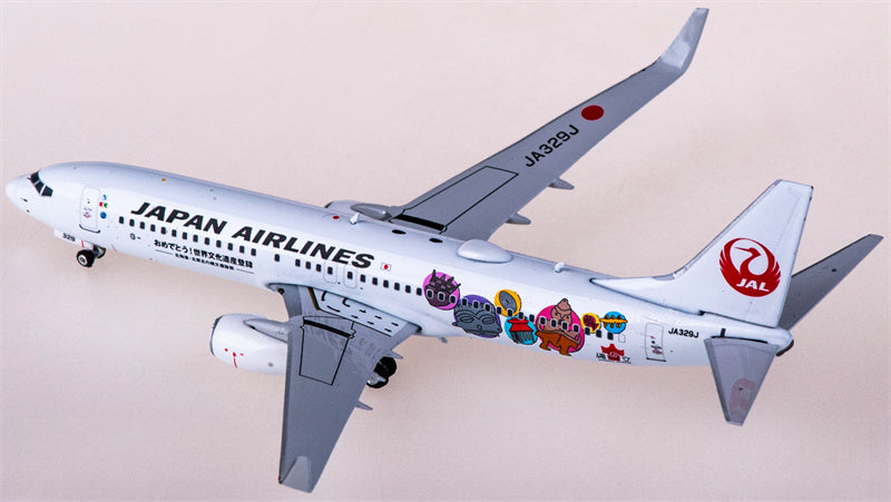Phoenix Japan Airlines Boeing 737-800 JA329J 1:400 Diecast Model view 2