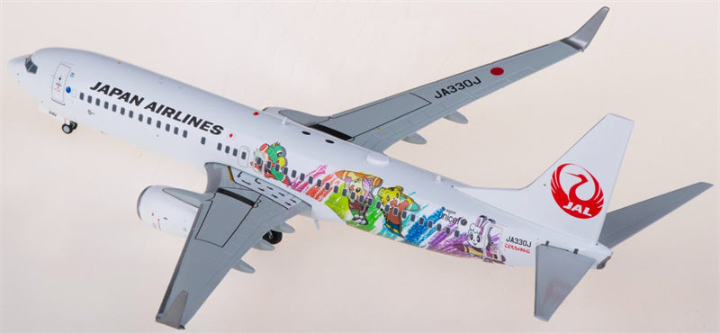 JC Wings Japan Airlines Boeing 737-800 JA330J 1:200 Aircraft Pre-built  Airliner Model Display