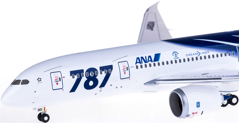 Hogan ANA Boeing 787-8 JA801A Ground Condition 1:200 ABS Model view 3
