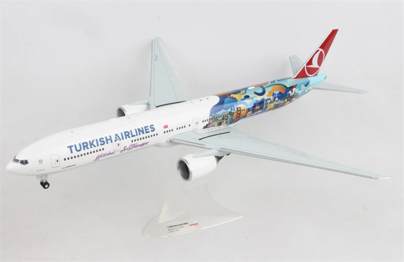 Herpa 1:200 Turkish Airlines Boeing 777-300ER TC-JJU  ABS Model
