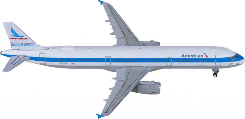 Geminijets American Airlines Airbus A321 N581UW 1:400 Diecast Model view 1