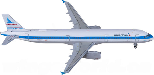 Geminijets American Airlines Airbus A321 N581UW 1:400 Diecast Model view 1