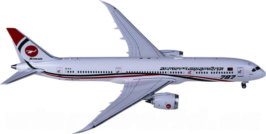 JC Wings Biman Boeing 787-9 Dreamliner S2-AJX 1:400 Diecast Model view 1