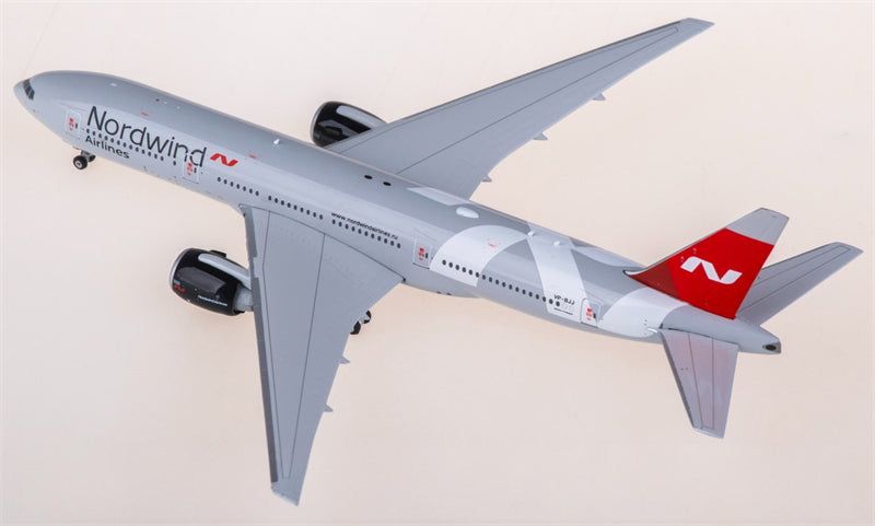 Phoenix Nordwind Airlines for Boeing 777-200ER VP-BJJ 1:400 Airplane Pre-built  Airliner Model Display